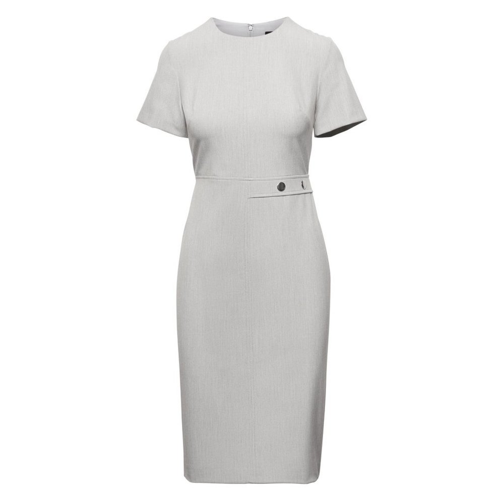 Banana Republic Gray Midi Dress